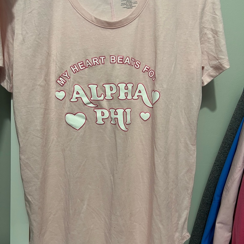 alpha phi philanthropy shirt